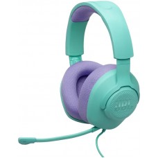 Наушники игровые JBL QUANTUM 100M2 (JBLQTUM100M2CYN) мятные (Cyan)