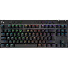 Клавиатура для геймеров Logitech G Pro X TKL LightSpeed с подсветкой черная (920-012136)