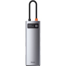 Порт-репликатор - адаптер хаб Baseus Metal Gleam Series 8-in-1 Multifunctional Type-C Dock
