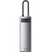 Порт-репликатор - адаптер хаб Baseus Metal Gleam Series 8-in-1 Multifunctional Type-C Dock