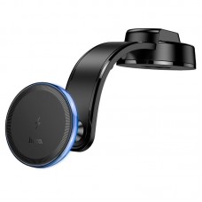 Держатель с беспроводным зарядным HOCO HW25 Neon magnetic wireless fast charging car holder