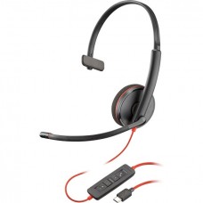 Беспроводная моно гарнитура Poly BlackWire C3210 USB-C HS Mono 8X214AA