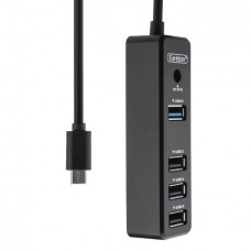 Хаб разветвитель мультипортовый адаптер USB-C на 4 USB выхода Earldom et-hub08 4 in 1 Hub