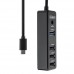 Хаб разветвитель мультипортовый адаптер USB-C на 4 USB выхода Earldom et-hub08 4 in 1 Hub