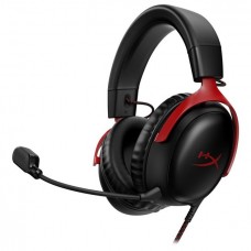 Гарнитура игровая - геймерские наушники HyperX Cloud III 3.5mm (727A9AA) черное красные