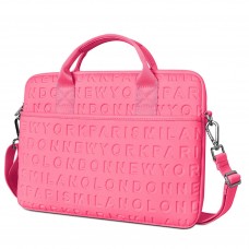 Сумка для ноутбука WiWU Cosmo Laptop Slim Bag 13.3 Hot pink (темно розовая)