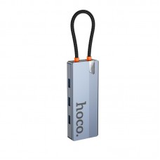 Мульти-адаптер хаб HOCO HB51 Wow 6-in-1 multi-function converter