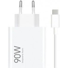 Зарядное устройство Xiaomi 90W HyperCharge Combo (Type-A) (BHR07ZBEU) + кабель (USB-C)
