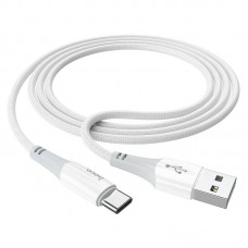 Кабель HOCO X70 Ferry - USB - Type-C 3A 1 метр белый (6931474760487)