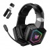 Наушники беспроводные - игровая гарнитура ONIKUMA GT806 с подсветкой RGB черная