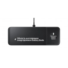 Беспроводное зарядное устройство Samsung EP-P6300 3 in 1 черное (EP-P6300TBEGEEU)