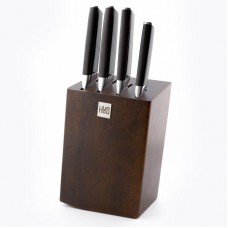 Набор Huo Hou Fire Compound Steel Knife Set (4 ножа с подставкой) HU0033