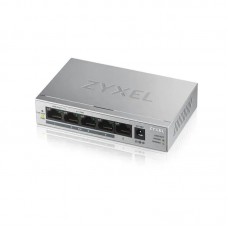 Коммутатор - свитч ZYXEL GS1005HP (GS1005HP-EU0101F) (1xGE 4xGE PoE+ max PoE 60W)