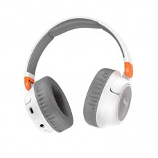 Наушники беспроводные HOCO W43 Adventure BT headphones накладные белые
