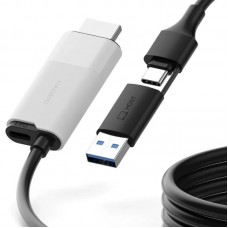 Внешняя карта видеозахвата (кабель) Xiaomi HAGiBiS HDMI на USB / Type-C 1080P@60fps 100W PD (UHC10)