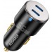 Зарядное устройство автомобильный адаптер Essager 66W на 2 выхода USB-C (ECC2C1A-FF01)
