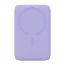 Внешний аккумулятор беспроводной Baseus Magnetic Mini Wireless Fast Charge Power Bank 20000mAh 20W фиолетовый