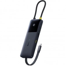 Переходник - мульти-адаптер - хаб Baseus OS Dual Fast Charging 6-in-1 (B0007090)