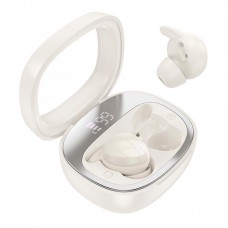 Наушники беспроводные HOCO EW65 Shadow true wireless sleep BT headset Milky white (белые)