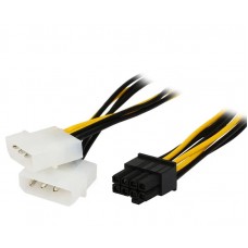 Кабель питания для видеокарт TCOM (6pin- 2x PCI-E) 15см