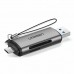 Кардридер - считыватель карт памяти UGREEN CM185 USB-C и USB-A Card Reader (UGR-50706)