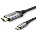 Кабель TYPE-C to HDMI - Choetech USB-C to HDMI 1.8m (CH0021-BK)