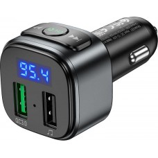 Авто зарядное + аудио-адаптер + фм-модулятор HOCO E67 BT FM transmitter