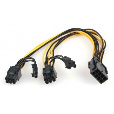 Кабель - переходник - Разветвитель питания Cablexpert CC-PSU-85 2*6+2 pin -- 8 pin