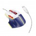 Компьютерная мышь HOCO GM31 Overlord luminous gaming wired mouse Бело-синяя