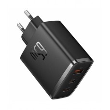 Сетевое зарядное устройство Baseus Cube Pro Fast Charger 2C+U 65W EU Cluster P10152301113-00 Черный
