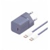 Сетевое зарядное устройство Baseus GaN5 Fast Charger(mini) 1C 30W EU Cable Type-C to Type-C 1m P10110902523-00