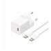 Сетевое зарядное устройство Baseus GaN5 Fast Charger(mini) 1C 30W EU Cable Type-C to Type-C 1m P10110902213-00