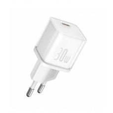 Сетевое зарядное устройство Baseus GaN5S Fast Charger 1C 30W EU P10162504213-00 Белый