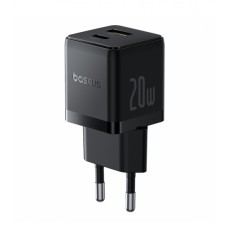 Сетевое зарядное устройство Baseus Palm Type-C+USB 20W P10111608113-00 Черное
