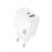 Сетевое зарядное устройство Hoco CS54A Surplus PD20W+QC3.0 Белое