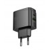 Сетевое зарядное устройство Hoco CS63A Bright PD65W (1A1C) Черное