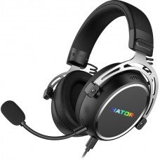 Наушники игровые - гарнитура для геймеров Hator Hypergang 3 Hi-Res (ESH50) черная