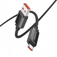 Скоростной кабель Borofone BU53 USB - Type-C 5A 1м черный