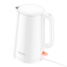Электрочайник металлический HOCO HE11 electric kettle белый (6942007638159)