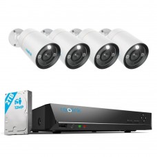 Набор для видеонаблюдения - комплект 8 камер Reolink 12MP 8CH Smart Surveillance System RLK8-1200B4-A