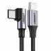 Кабель угловой UGREEN US334 Type-C to Type-C 100W 2 метра поворотный 90 градусов (UGR-70645)