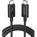 Кабель UGREEN US501 USB-C to USB-C Thunderbolt 4 40Gbps 100W 2 метра (UGR-60621)