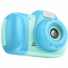 Детская камера - фотоаппарат HOCO DV201 Dual lens children camera голубая