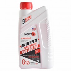 Антифриз NOWAX RED G12 концентрат (красный) 1 кг NX01009
