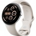 Умные часы Google Pixel Watch 3 45mm Polished Silver / Porcelain Band