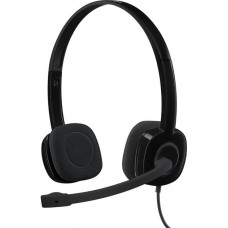 Гарнитура Logitech H151 Stereo (981-000589) черная