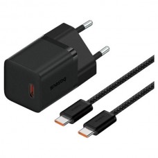 Зарядное устройство - набор с кабелем Baseus GaN5 mini Fast Charger 1C 30W P10110902113-00