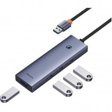 Хаб-адаптер Baseus UltraJoy Series 4-Port HUB AIR - USB-A to 4*USB3.0 (B0005280A813-02)