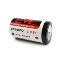 Батарейка литиевая EVE ER26500 C 3.6V LiSOCl2 STD типоразмера 26500 (C) 8500mAh
