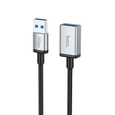 Кабель удлинитель USB3.0 to USB (F) - Hoco US10 5Gbit/s 0.5 метра